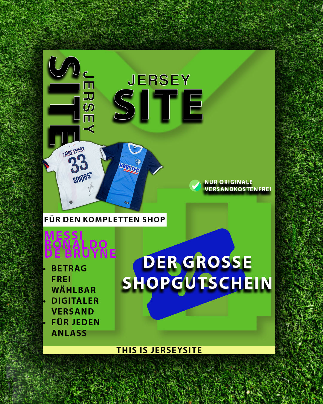 Jerseysite Gutschein